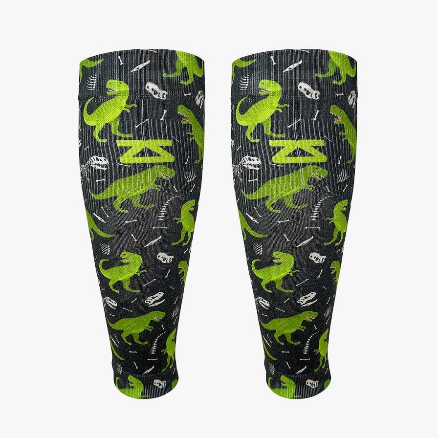 Men Zensah | T-Rex Compression Leg Sleeves Charcoal