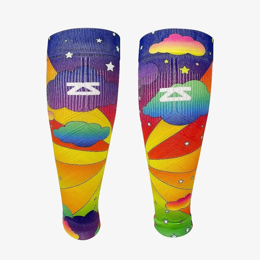 Men Zensah | 70S Scene Compression Leg Sleeves Multi