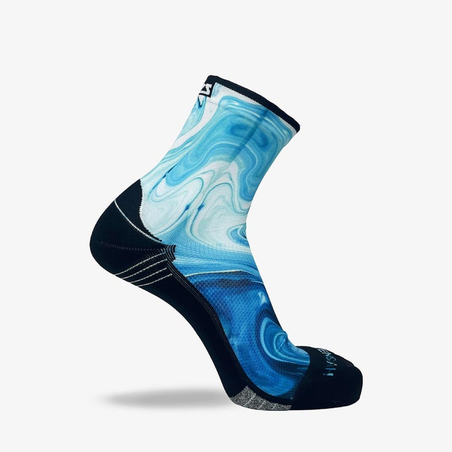 Men Zensah | 2023 Zs Ambassador Socks (Mini-Crew) Blues