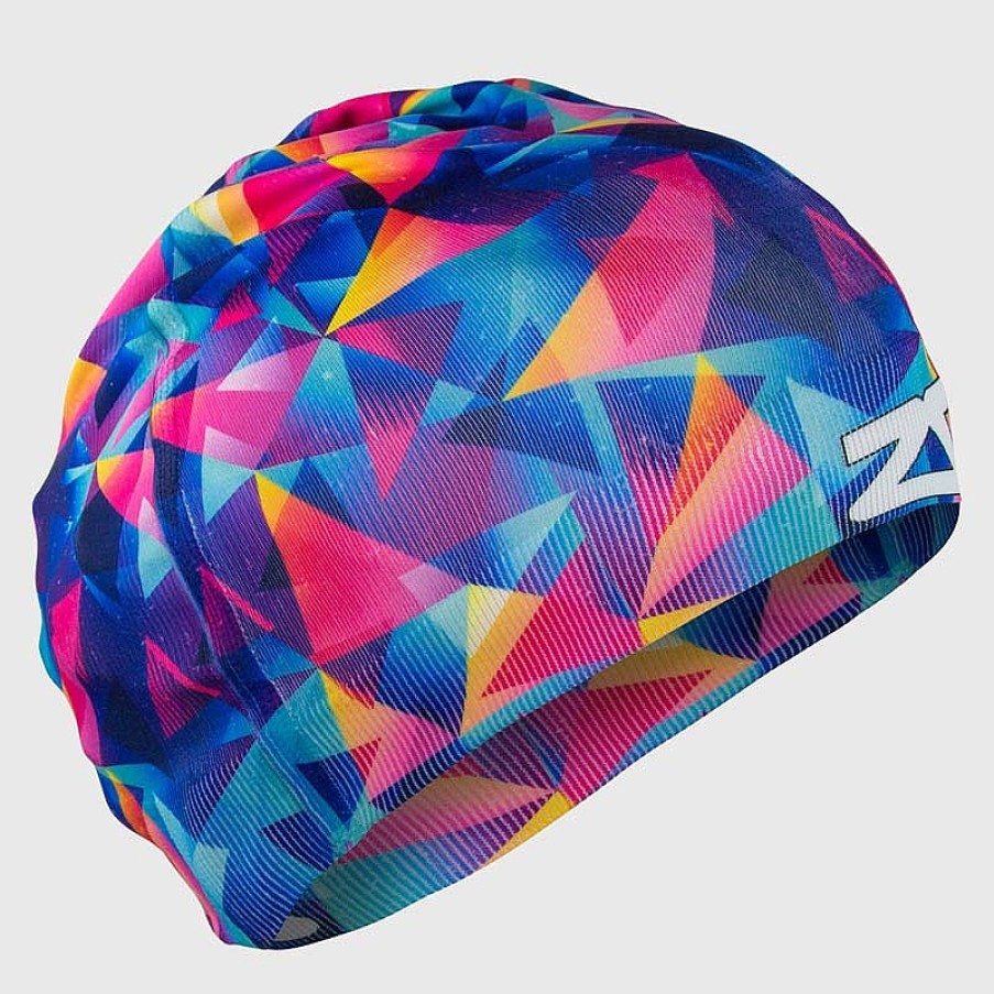 Women Zensah Accessories | Retro Triangles Skull Cap Beanie Yellow/Red