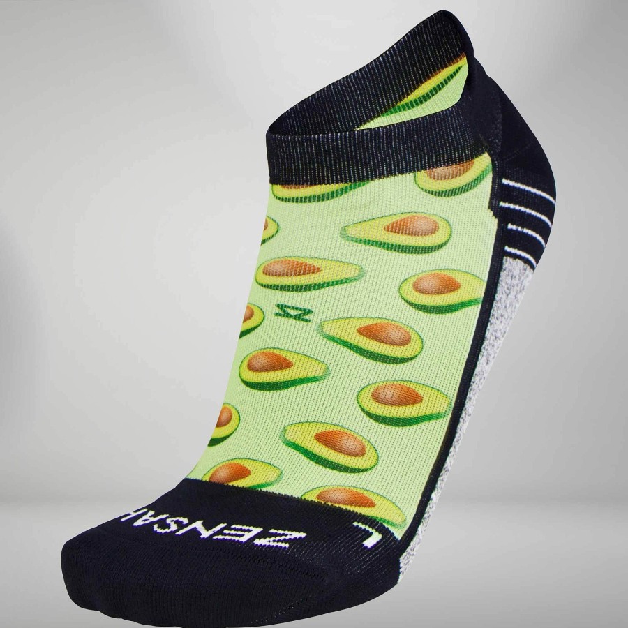 Men Zensah | Avocado Socks (No Show) Lime Green