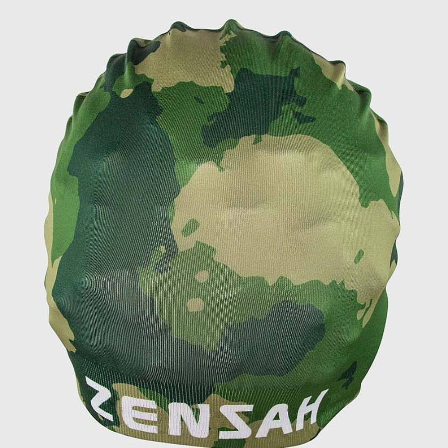 Men Zensah | Camo Skull Cap Beanie Army Green