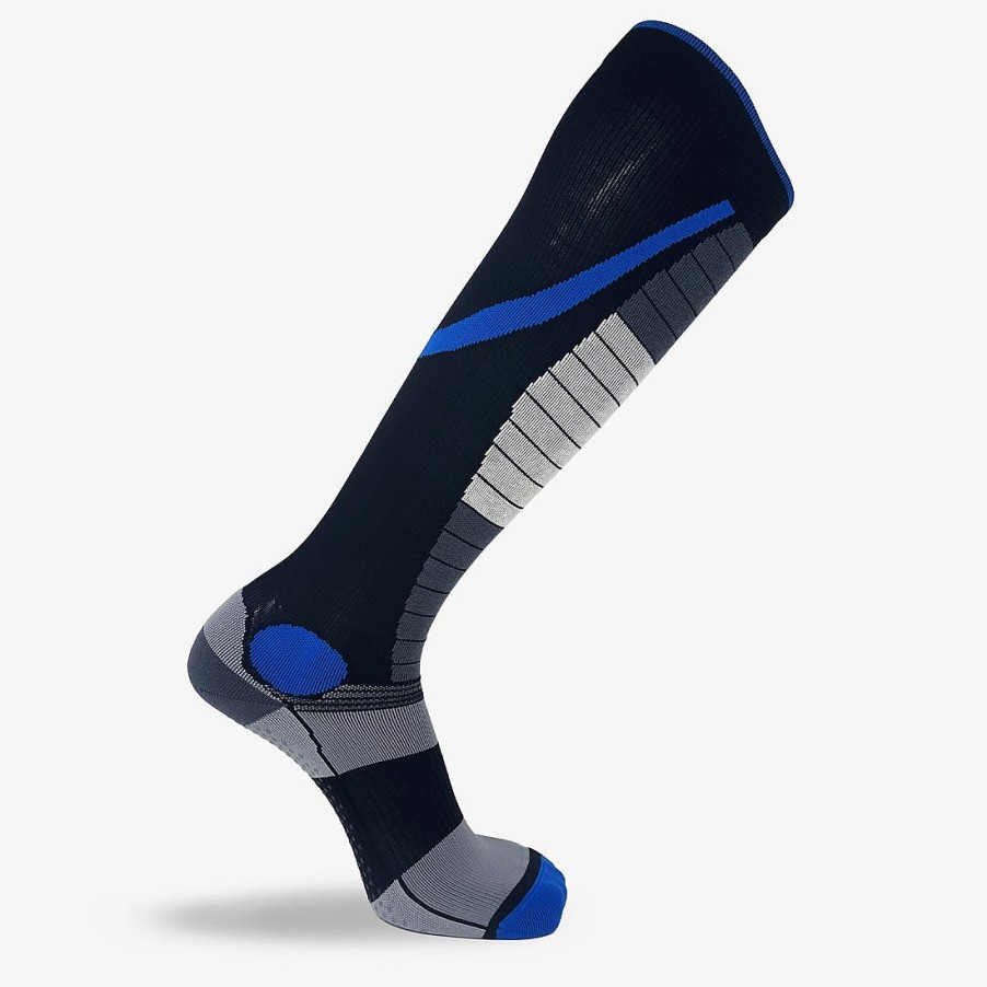 Men Zensah | Weightlifting Gripper Socks Black/Blue