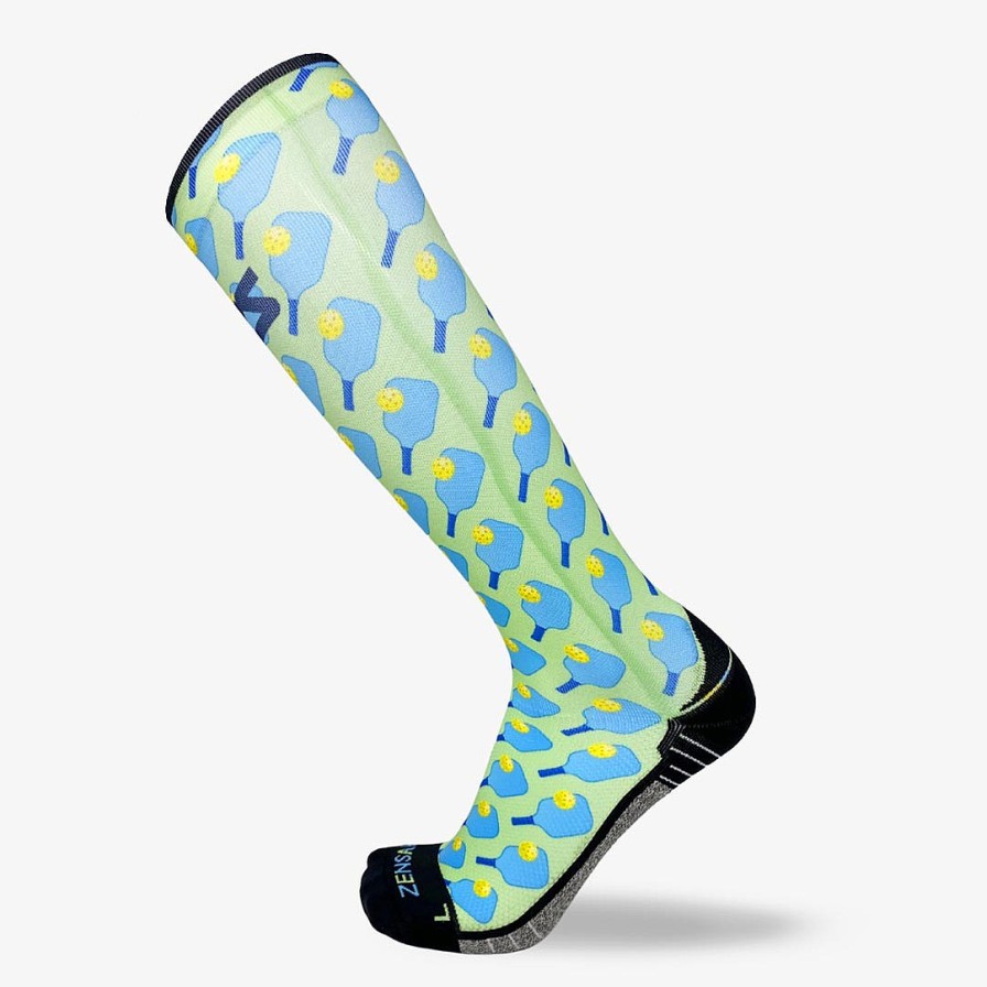 Limited Edition Zensah | Pickleball Compression Socks (Knee-High) Mint