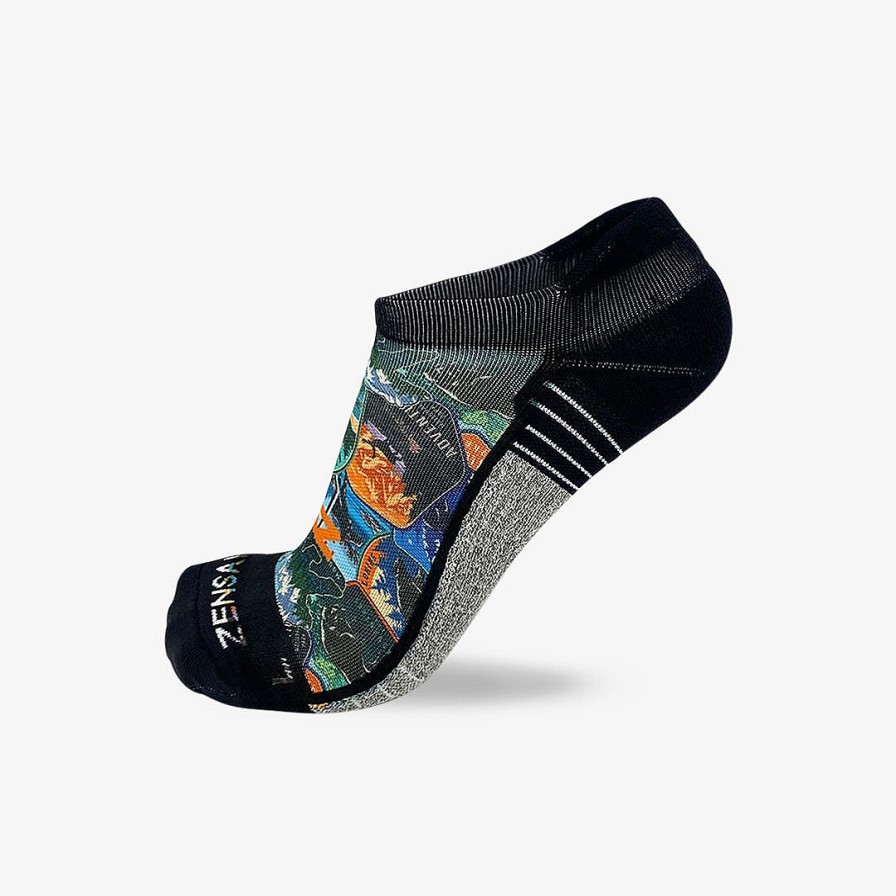 Limited Edition Zensah | National Parks Running Socks (No Show) Evergreen