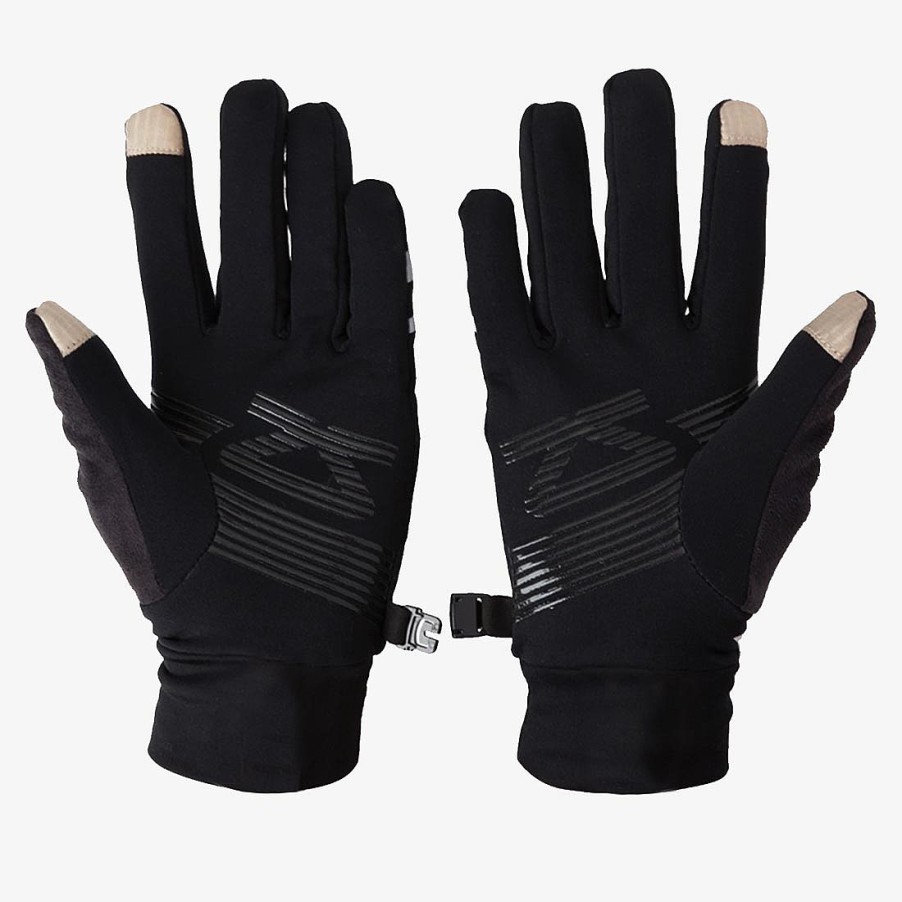 Women Zensah Accessories | Smart Running Mittens Black