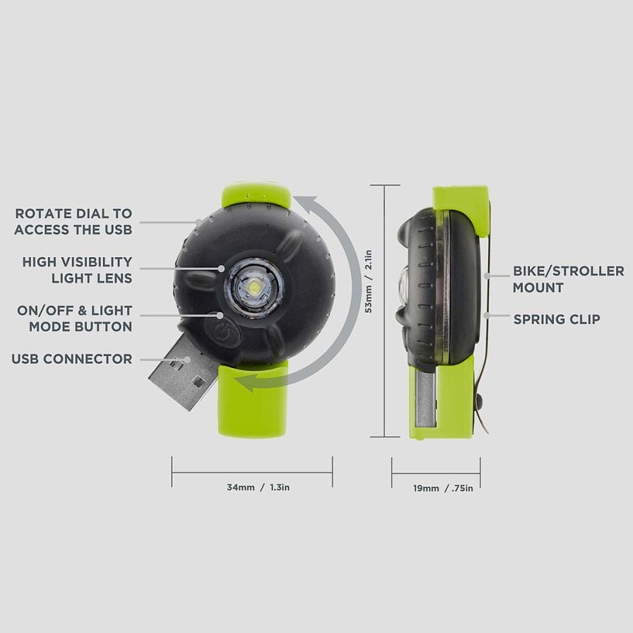 Men Zensah Accessories | Bkin Smartmotion Led Safety Light