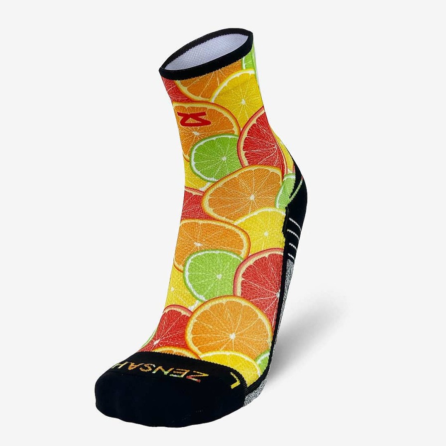 Limited Edition Zensah | Citrus Socks (Mini-Crew) Multi