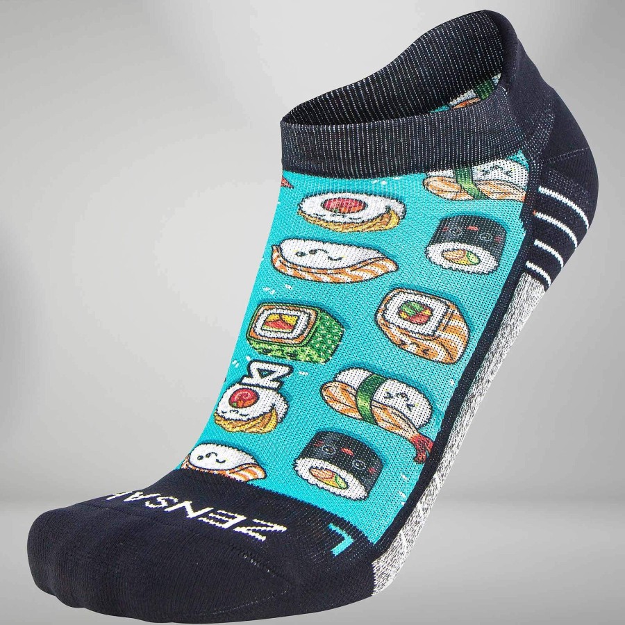 Limited Edition Zensah | Sushi Socks (No Show) Teal