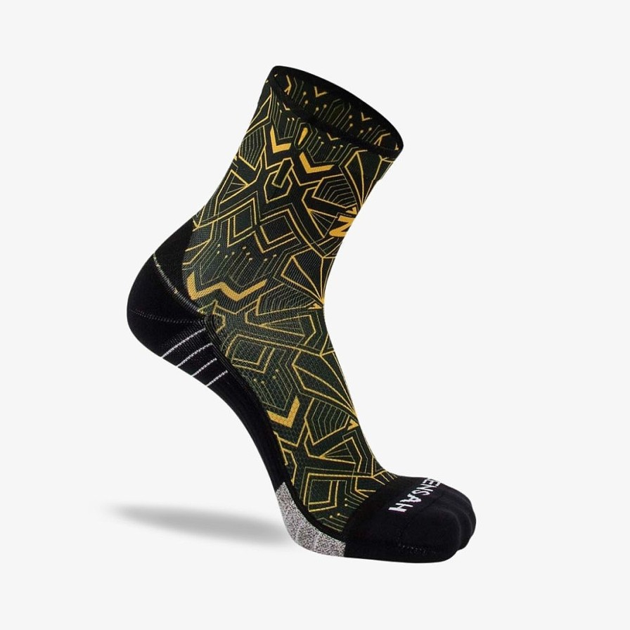 Limited Edition Zensah | Roaring 20S Socks (Mini-Crew) Black