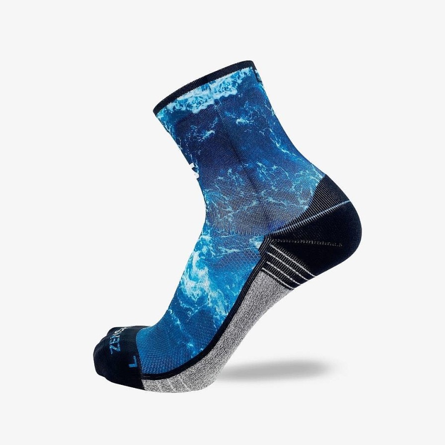 Limited Edition Zensah | Ocean Socks (Mini-Crew) Blues