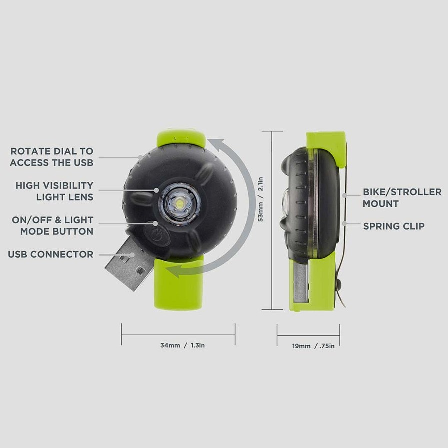 Women Zensah Accessories | Bkin Smartmotion Led Safety Light