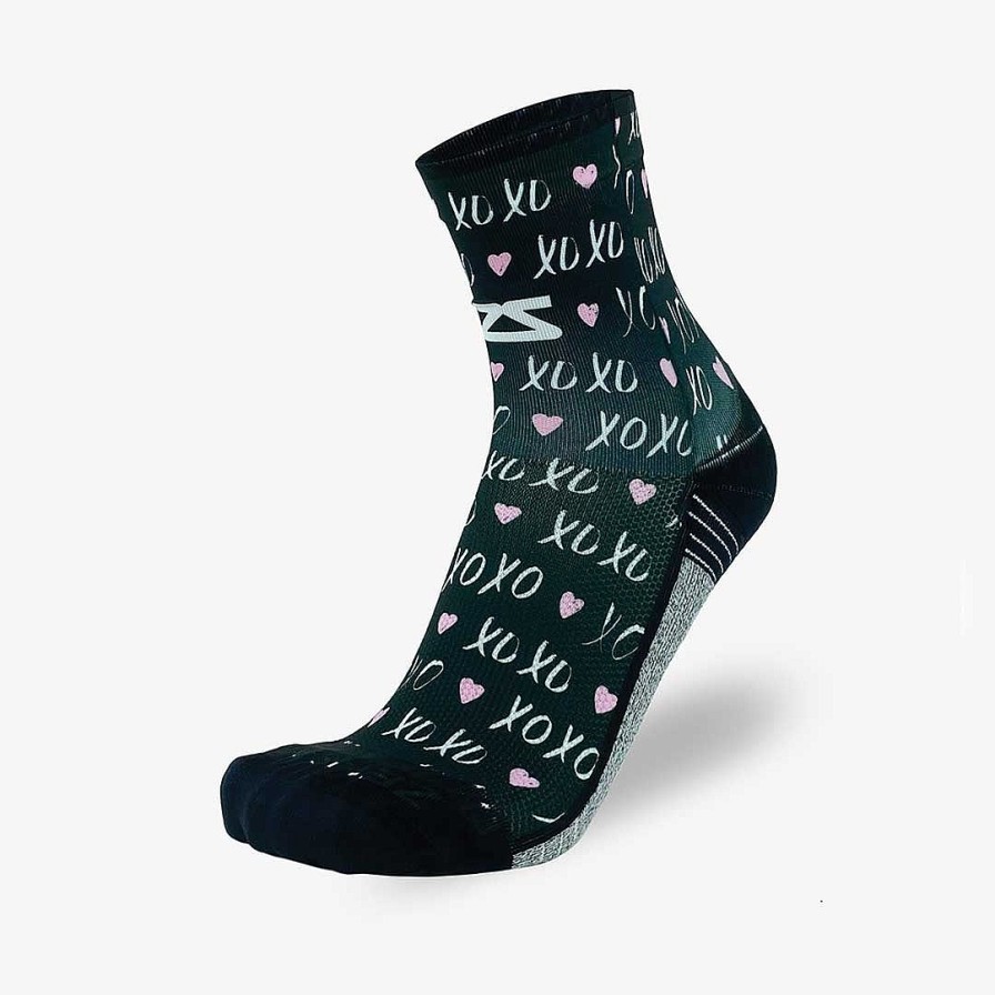 Men Zensah | Xoxo Socks (Mini-Crew) Black