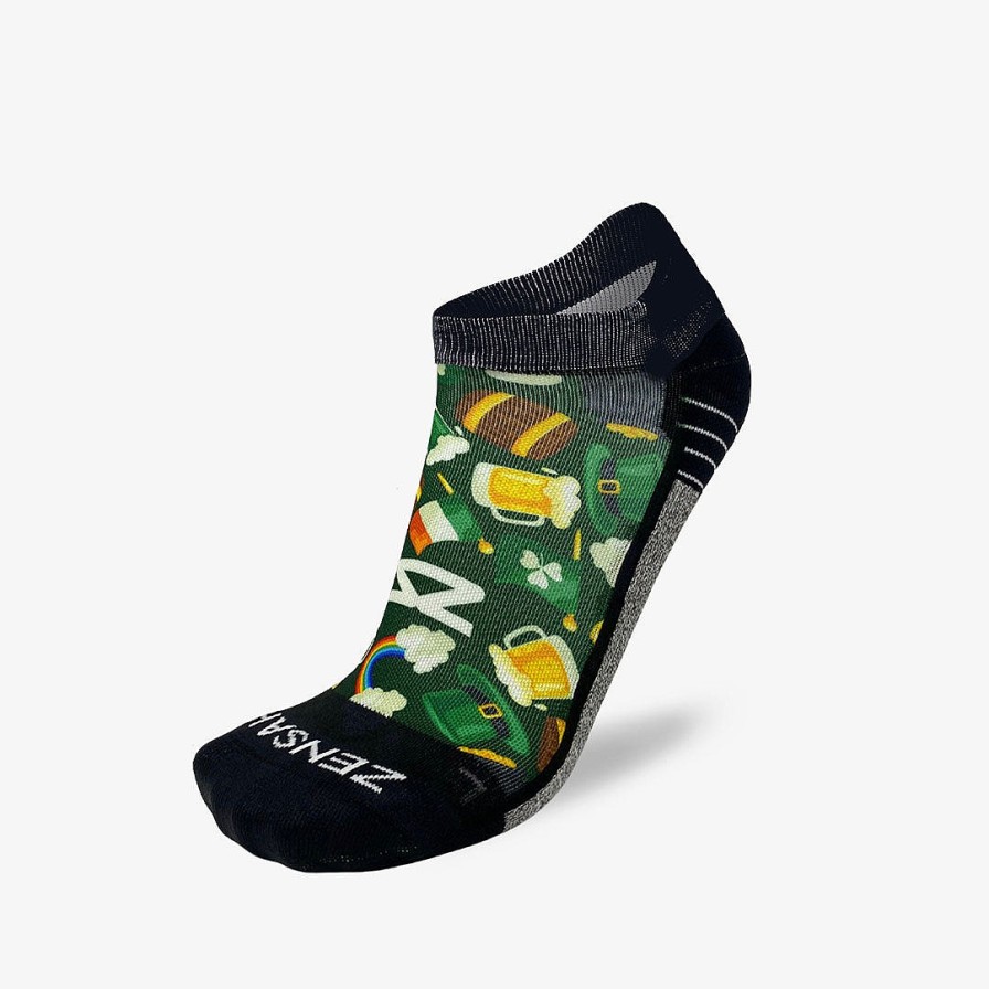 Limited Edition Zensah | Classic St. Patrick'S Running Socks (No Show) Green