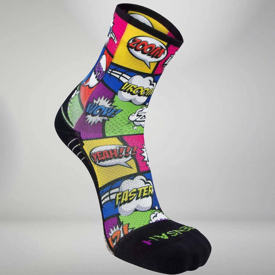 Limited Edition Zensah | Pop Art Socks (Mini Crew) Multi