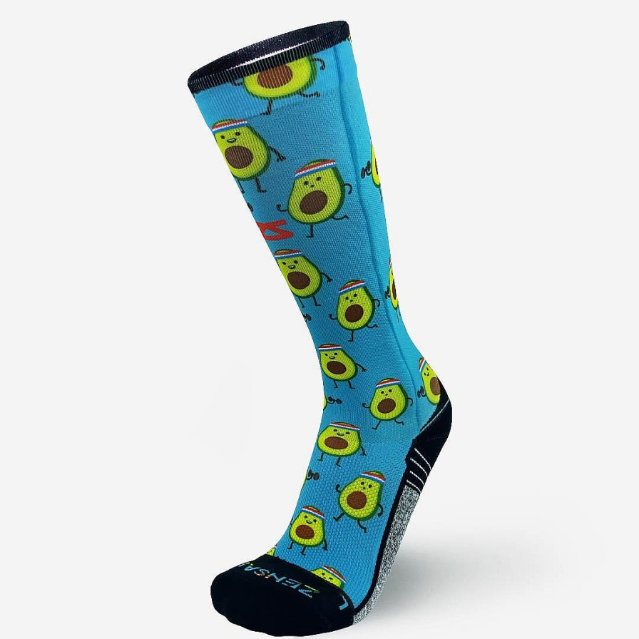 Limited Edition Zensah | Avocardio Compression Socks (Knee-High) Teal