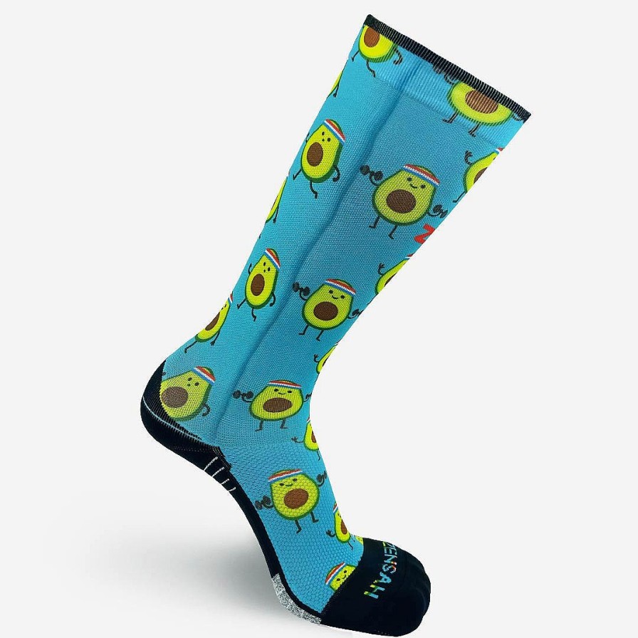 Limited Edition Zensah | Avocardio Compression Socks (Knee-High) Teal