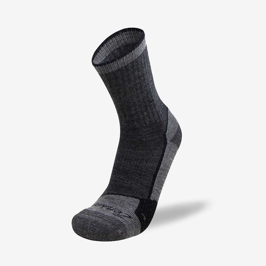 Men Zensah | High Cushion Hiking Socks (Crew) Charcoal