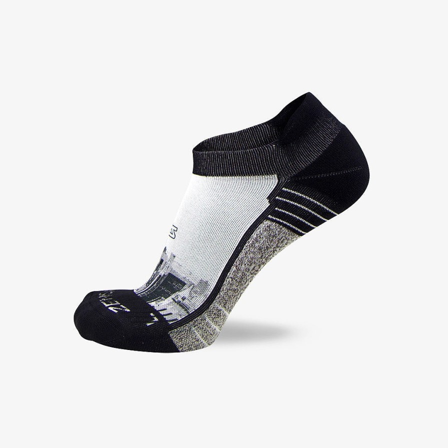 Limited Edition Zensah | Nyc Empire State Socks (No Show) Greyscale