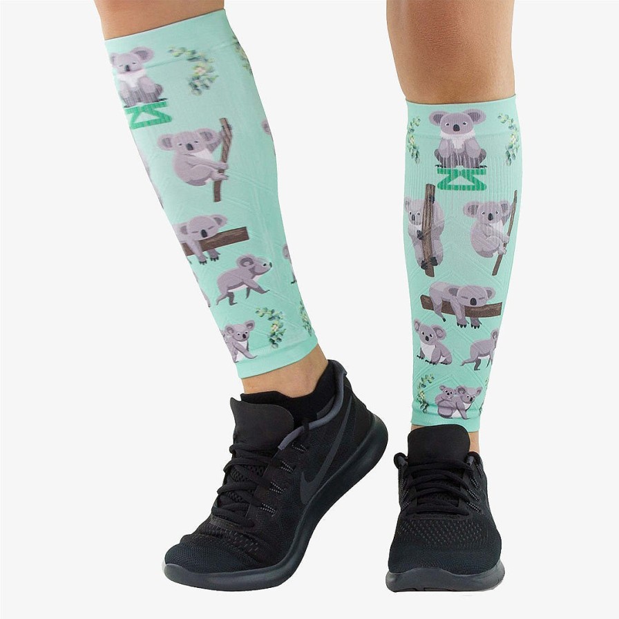 Limited Edition Zensah | Koala Compression Leg Sleeves Mint