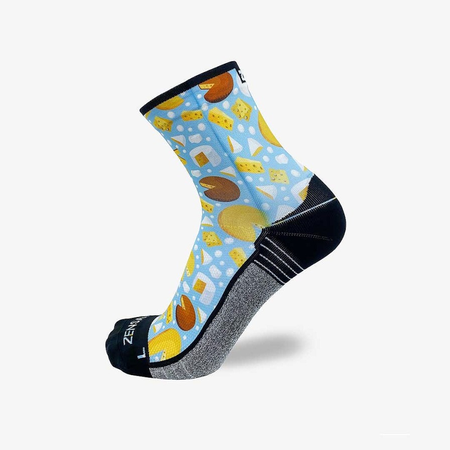 Men Zensah | Cheese Socks (Mini-Crew) Sky Blue