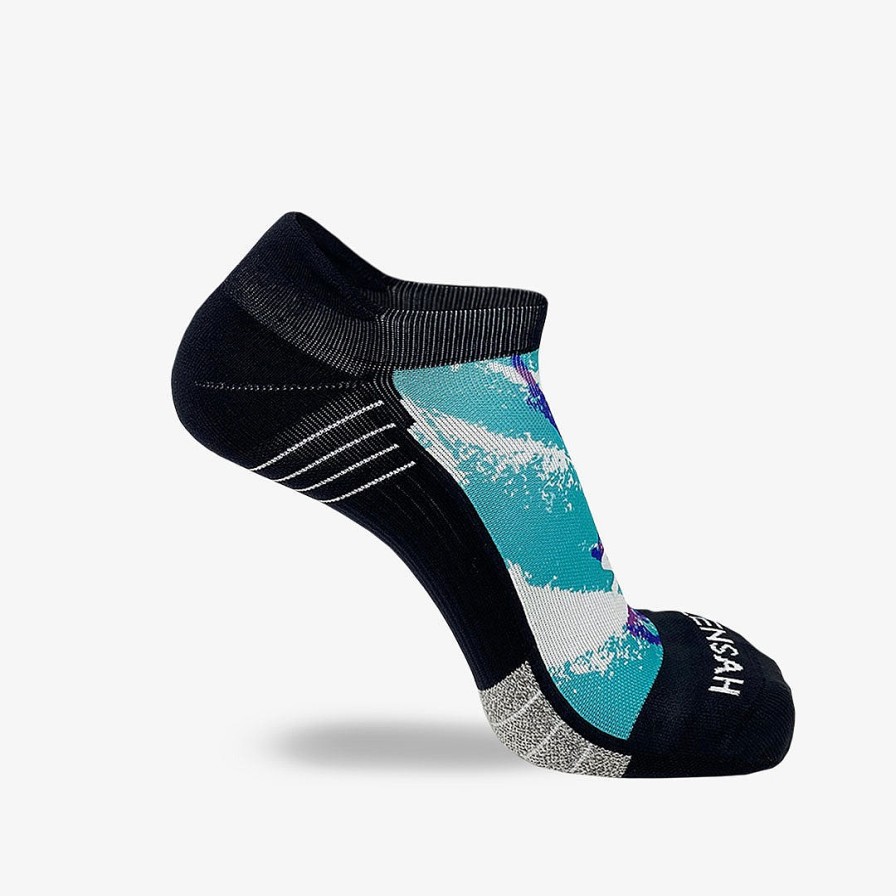 Men Zensah | Solo Jazz Running Socks (No Show) White