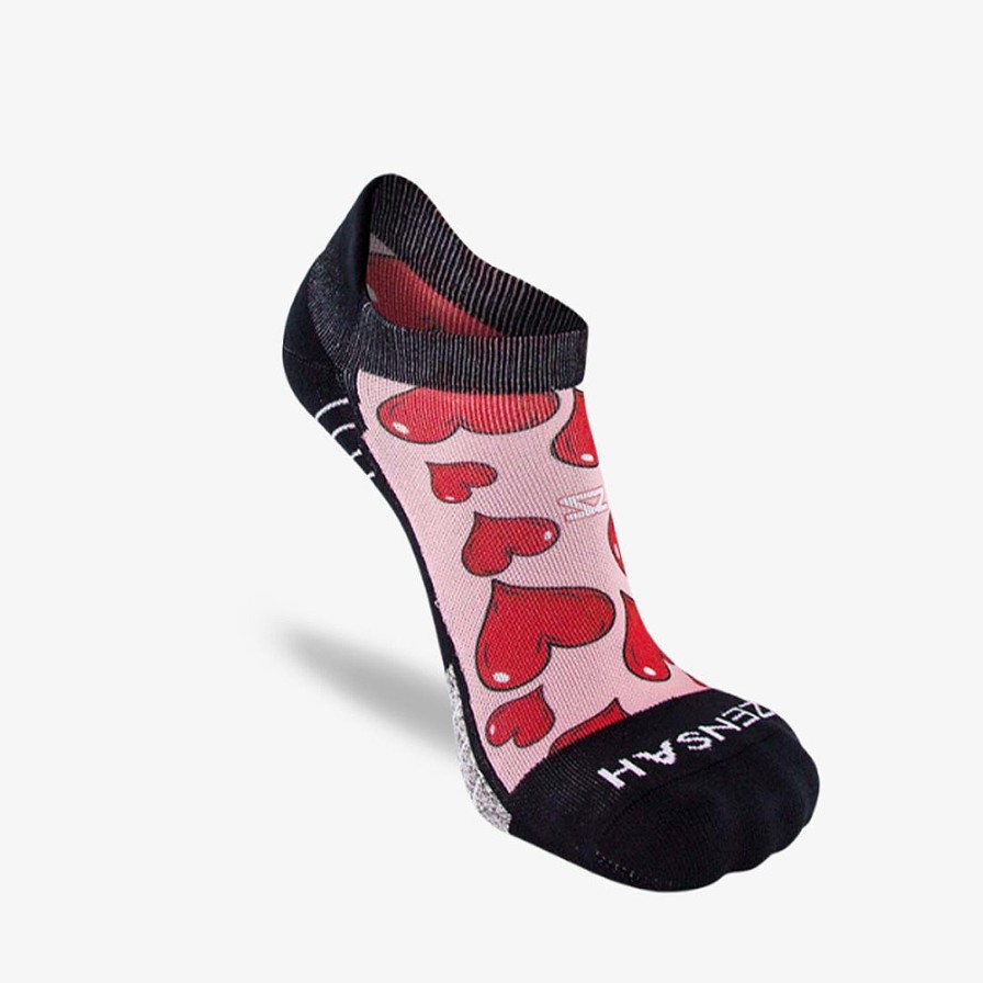 Limited Edition Zensah | Hearts Valentine'S Socks (No Show) Pink