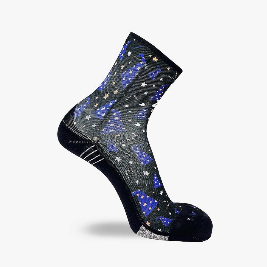 Limited Edition Zensah | Wizard Hats Socks (Mini-Crew) Black