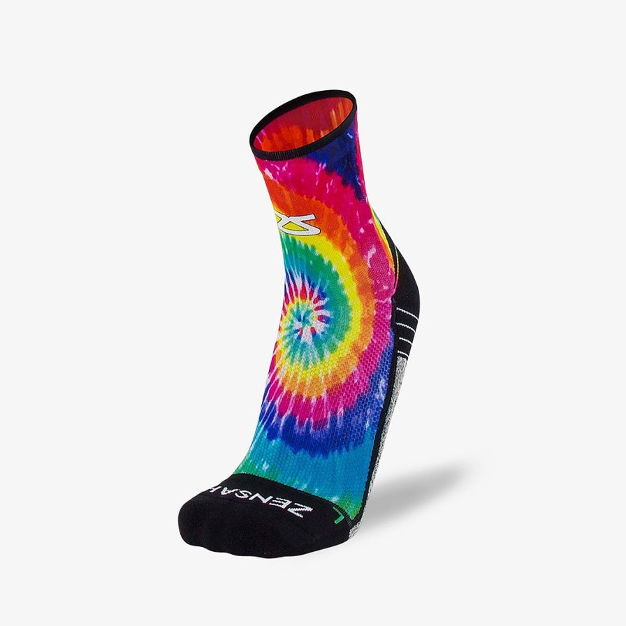 Limited Edition Zensah | Tie Dye Running Socks (Mini-Crew) Multi