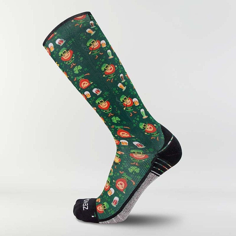 Limited Edition Zensah | Happy Leprechauns Compression Socks (Knee-High)