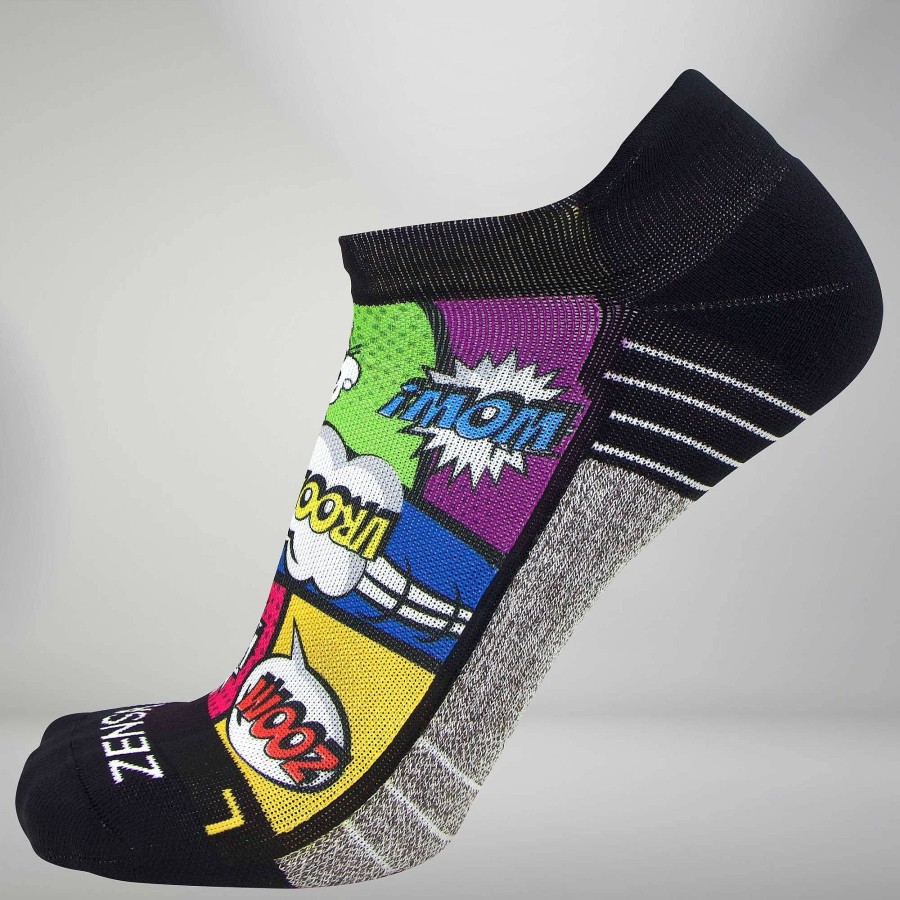 Limited Edition Zensah | Pop Art Socks (No Show) Multi