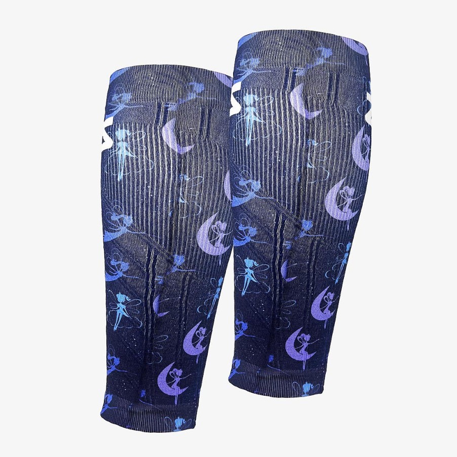 Men Zensah | Fairy Princesses Compression Leg Sleeves Navy