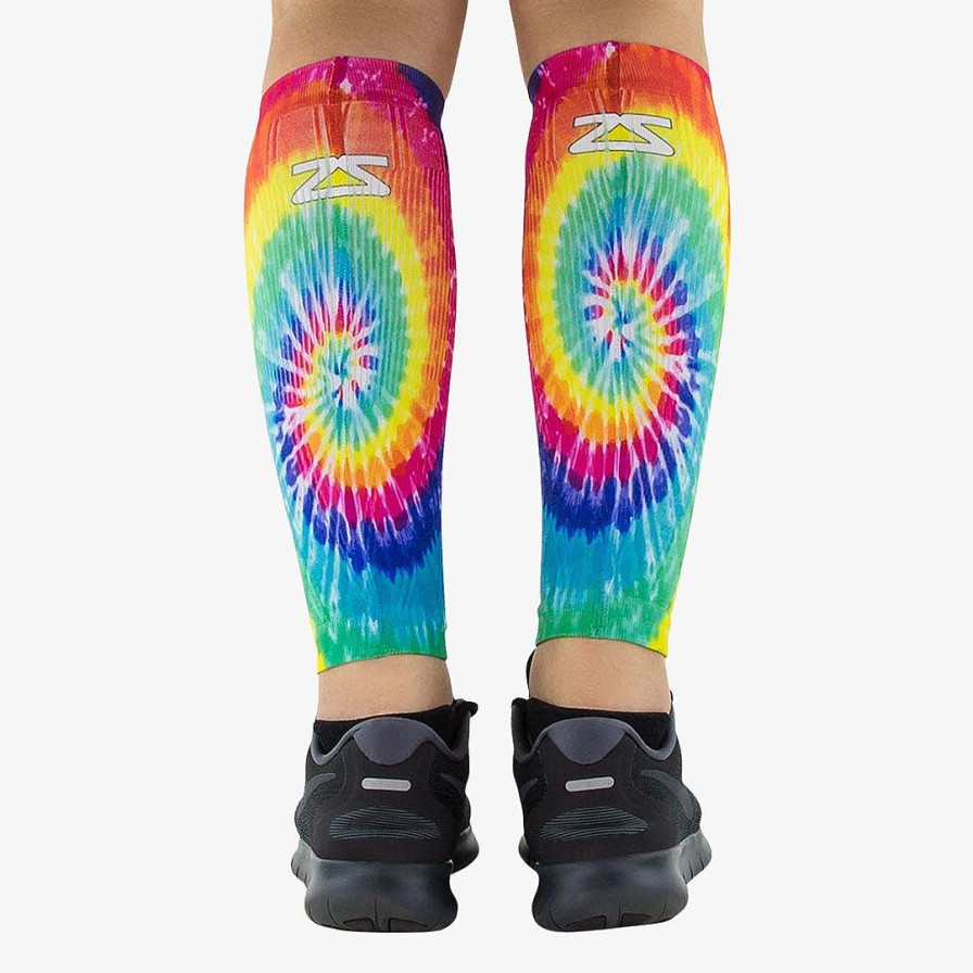 Men Zensah | Tie Dye Compression Leg Sleeves Multi