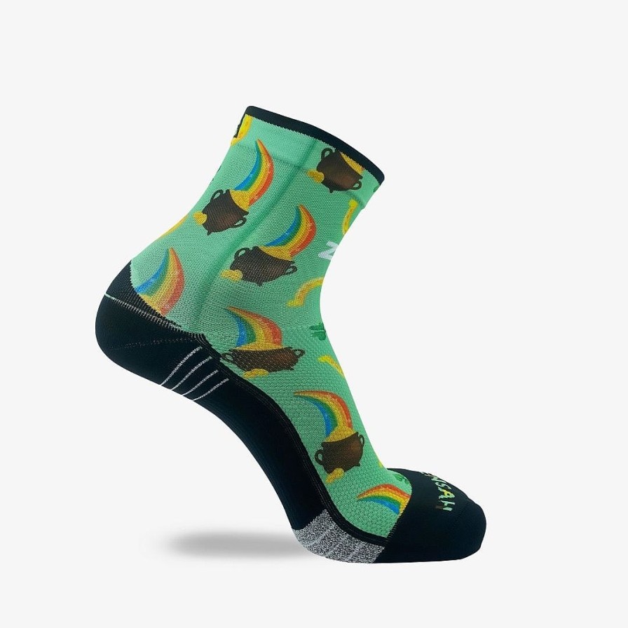 Limited Edition Zensah | Lucky St. Patrick'S Socks (Mini-Crew) Black