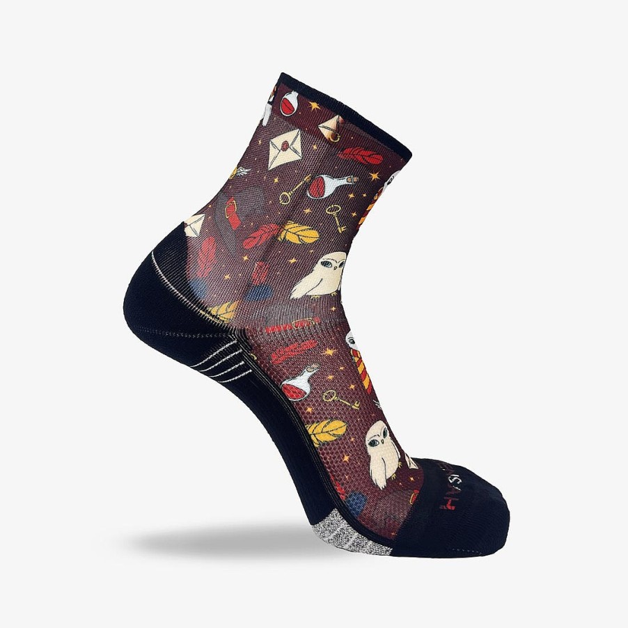 Limited Edition Zensah | Wizard Harry Vibes Socks (Mini-Crew) Brown