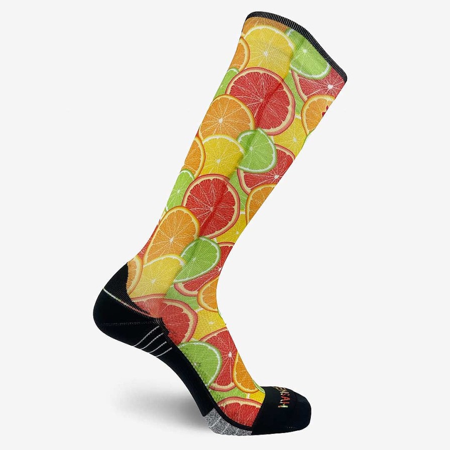 Limited Edition Zensah | Citrus Compression Socks (Knee-High) Multi