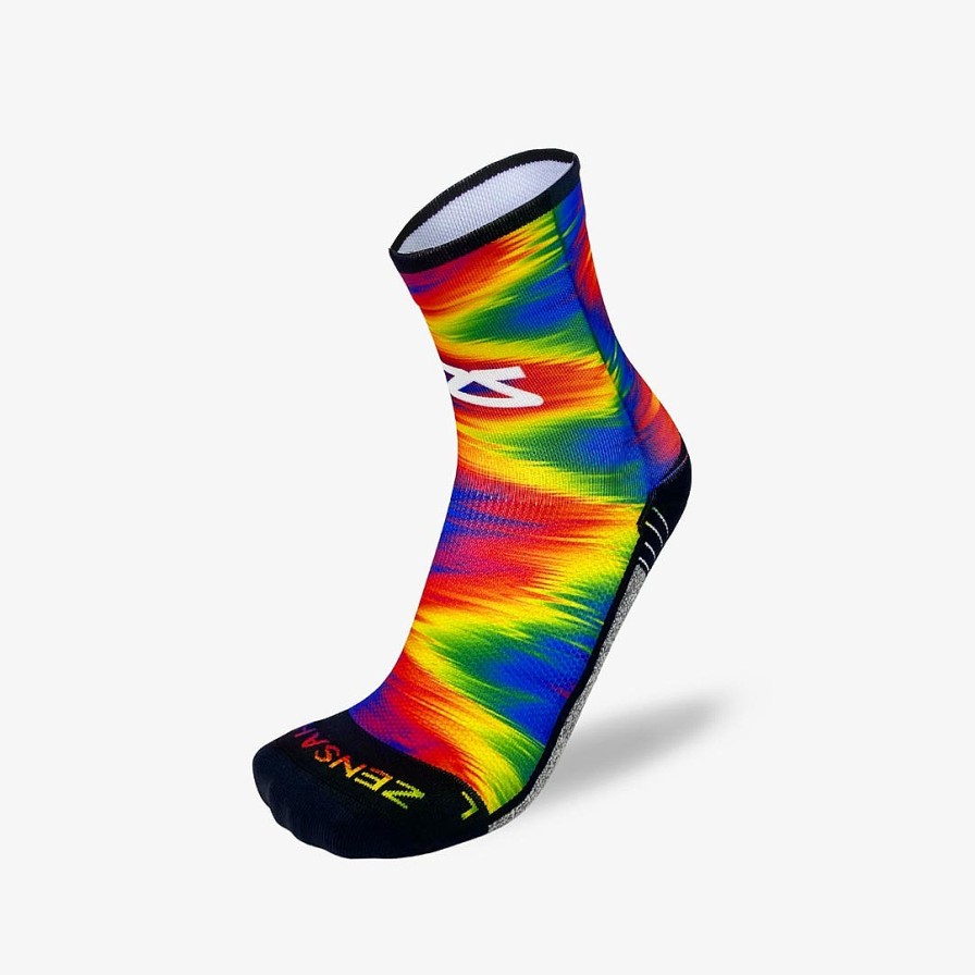 Limited Edition Zensah | Rainbow Gradient Socks (Mini-Crew) Multi