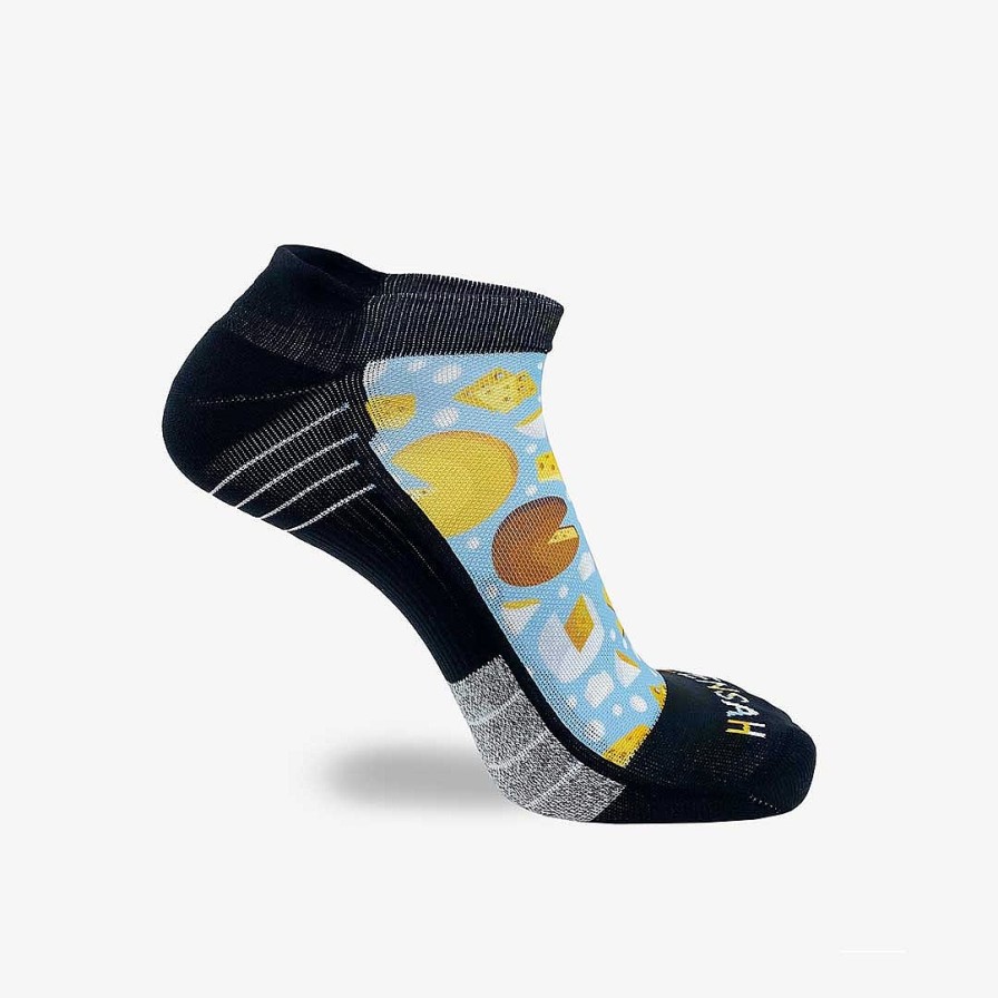 Men Zensah | Cheese Running Socks (No Show) Sky Blue