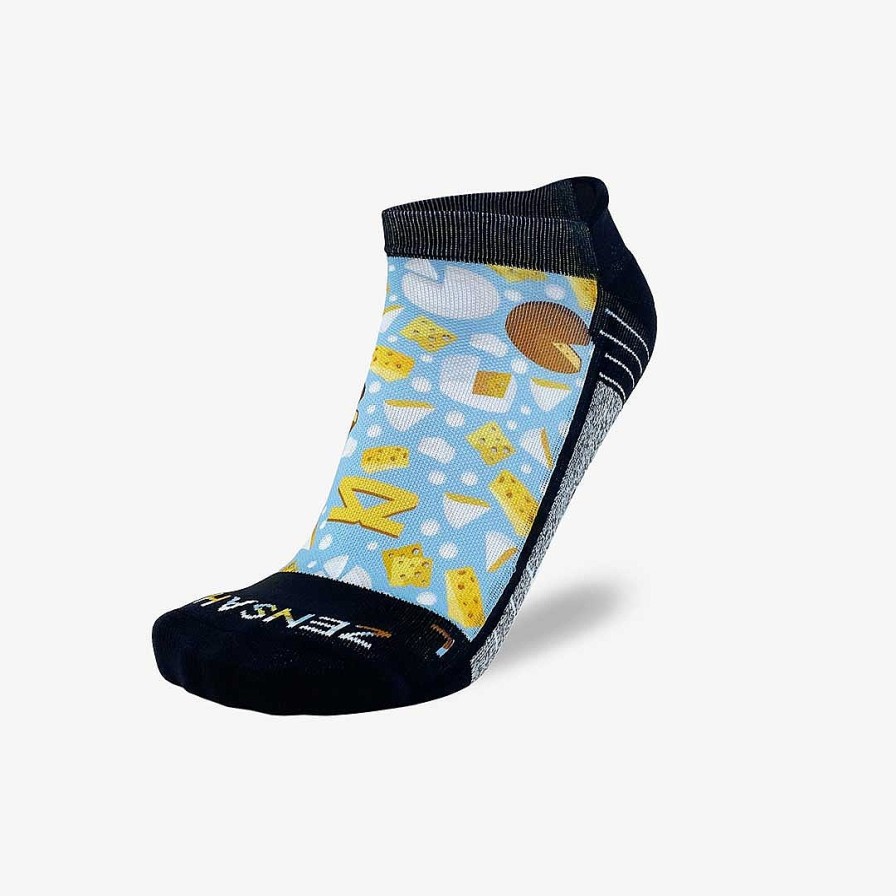 Limited Edition Zensah | Cheese Running Socks (No Show) Sky Blue