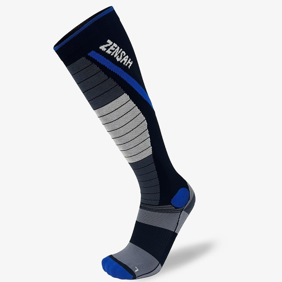 Sports Medicine Zensah | Weightlifting Gripper Socks Black/Blue