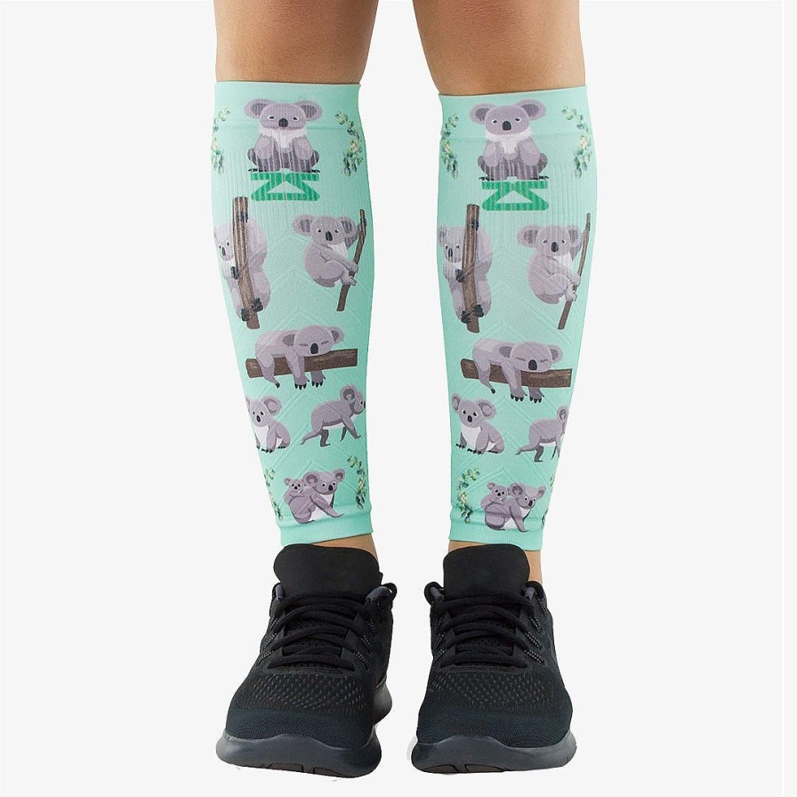 Limited Edition Zensah | Koala Compression Leg Sleeves Mint