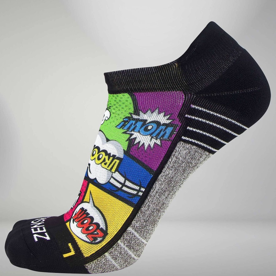 Men Zensah | Pop Art Socks (No Show) Multi