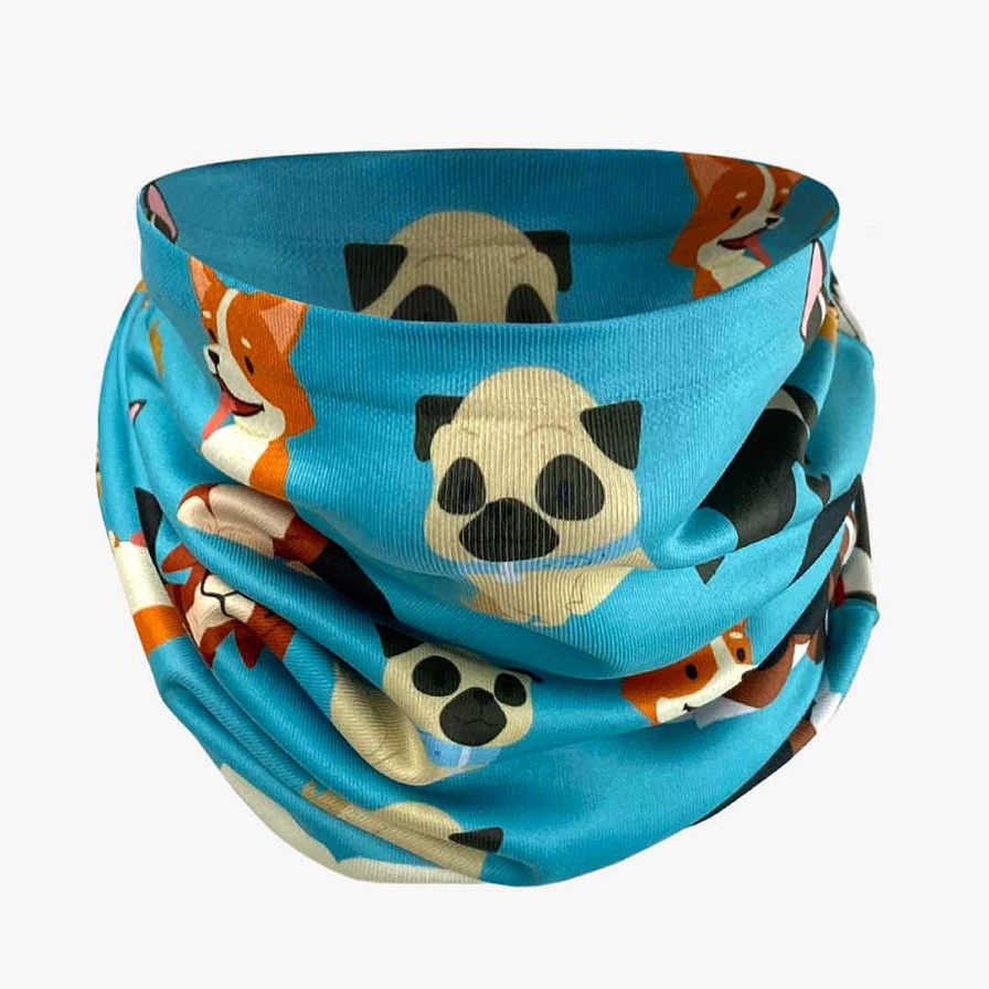 Limited Edition Zensah | Dogs Multi-Use Neck Gaiter & Headwear Teal