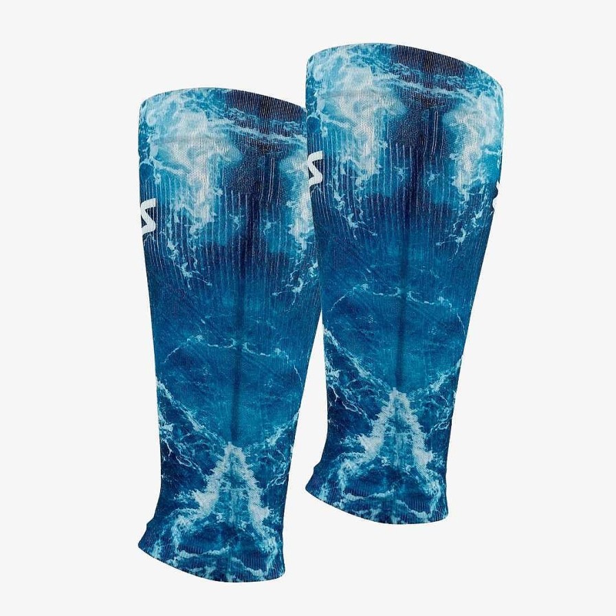 Limited Edition Zensah | Ocean Compression Leg Sleeves Blues