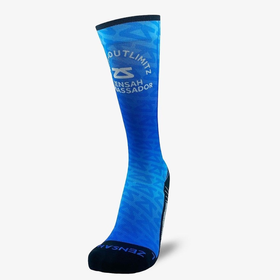 Limited Edition Zensah | 2022 Zs Ambassador Compression Socks (Knee-High) Blues