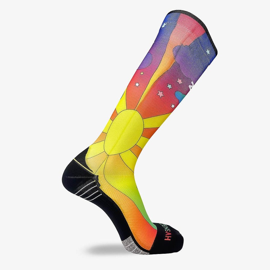 Limited Edition Zensah | 70S Scene Compression Socks (Knee-High) Multi